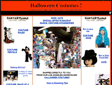 Tablet Screenshot of costumeshalloween.biz